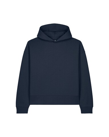 Voicer - Der Boxy Unisex-Hoodie aus recycelter Baumwolle - French Navy - S bedrucken, Art.-Nr. STSU256C7271S