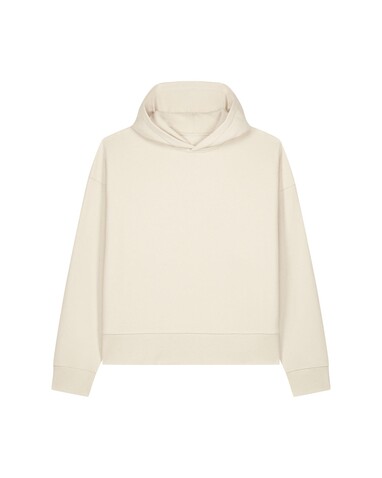 Voicer - Der Boxy Unisex-Hoodie aus recycelter Baumwolle - Natural Raw - S bedrucken, Art.-Nr. STSU256C0541S