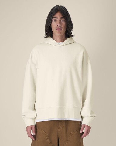 Voicer - Der Boxy Unisex-Hoodie aus recycelter Baumwolle - Natural Raw - XXL bedrucken, Art.-Nr. STSU256C0542X