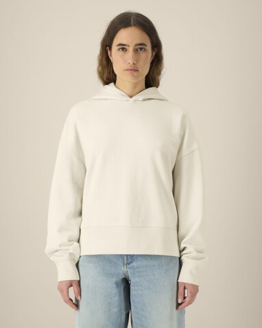 Voicer - Der Boxy Unisex-Hoodie aus recycelter Baumwolle - Natural Raw - XL bedrucken, Art.-Nr. STSU256C0541X