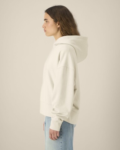 Voicer - Der Boxy Unisex-Hoodie aus recycelter Baumwolle - Natural Raw - XXS bedrucken, Art.-Nr. STSU256C0542S
