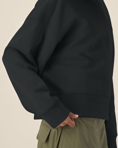 Voicer - Der Boxy Unisex-Hoodie aus recycelter Baumwolle - Black - XXS bedrucken, Art.-Nr. STSU256C0022S Voicer - Der Boxy Unisex-Hoodie aus recycelter Baumwolle - Black - XXS bedrucken, Art.-Nr. STSU256C0022S