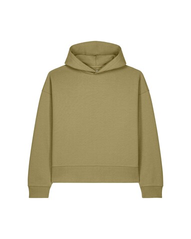 Voicer - Der Boxy Unisex-Hoodie aus recycelter Baumwolle - Faded Olive - XS bedrucken, Art.-Nr. STSU256C153XS Voicer - Der Boxy Unisex-Hoodie aus recycelter Baumwolle - Faded Olive - XS bedrucken, Art.-Nr. STSU256C153XS