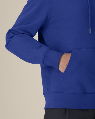 Gamechanger - Der Unisex-Hoodie aus recycelter Baumwolle - Worker Blue - 4XL bedrucken, Art.-Nr. STSU257C0884X