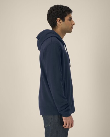 Astor - Der Unisex-Zip-Hoodie aus Baumwolle-TENCEL™ Modal - French Navy - S bedrucken, Art.-Nr. STSU261C7271S