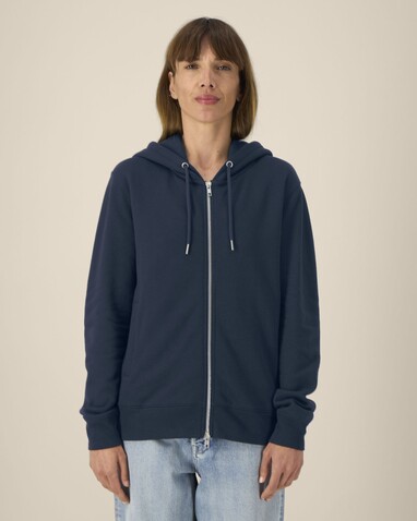 Astor - Der Unisex-Zip-Hoodie aus Baumwolle-TENCEL™ Modal - French Navy - L bedrucken, Art.-Nr. STSU261C7271L Astor - Der Unisex-Zip-Hoodie aus Baumwolle-TENCEL™ Modal - French Navy - L bedrucken, Art.-Nr. STSU261C7271L