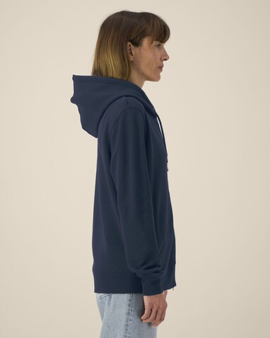 Astor - Der Unisex-Zip-Hoodie aus Baumwolle-TENCEL™ Modal - French Navy - L bedrucken, Art.-Nr. STSU261C7271L Astor - Der Unisex-Zip-Hoodie aus Baumwolle-TENCEL™ Modal - French Navy - L bedrucken, Art.-Nr. STSU261C7271L