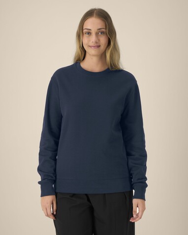 Thinker - Das Rundhals-Unisex-Sweatshirt aus recycelter Baumwolle - French Navy - XS bedrucken, Art.-Nr. STSU269C727XS