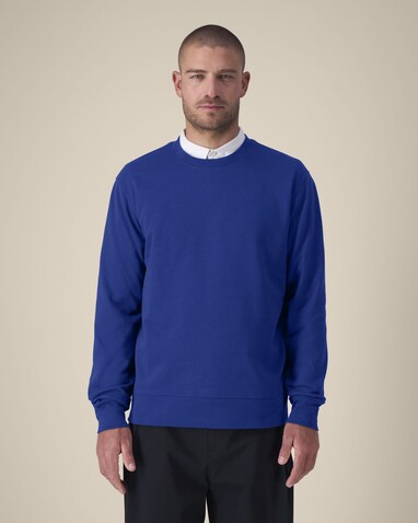 Thinker - Das Rundhals-Unisex-Sweatshirt aus recycelter Baumwolle - Worker Blue - 4XL bedrucken, Art.-Nr. STSU269C0884X