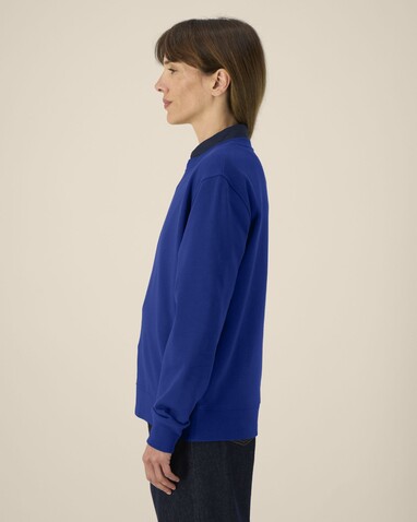 Thinker - Das Rundhals-Unisex-Sweatshirt aus recycelter Baumwolle - Worker Blue - S bedrucken, Art.-Nr. STSU269C0881S