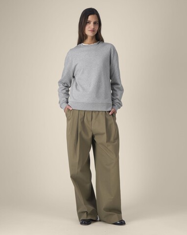 Thinker - Das Rundhals-Unisex-Sweatshirt aus recycelter Baumwolle - Heather Grey - XS bedrucken, Art.-Nr. STSU269C250XS