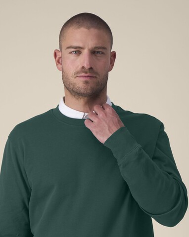 Thinker - Das Rundhals-Unisex-Sweatshirt aus recycelter Baumwolle - Glazed Green - XL bedrucken, Art.-Nr. STSU269C0361X