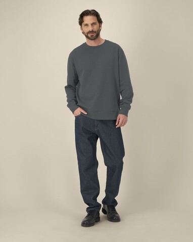 Thinker - Das Rundhals-Unisex-Sweatshirt aus recycelter Baumwolle - Anthracite - XS bedrucken, Art.-Nr. STSU269C253XS Thinker - Das Rundhals-Unisex-Sweatshirt aus recycelter Baumwolle - Anthracite - XS bedrucken, Art.-Nr. STSU269C253XS