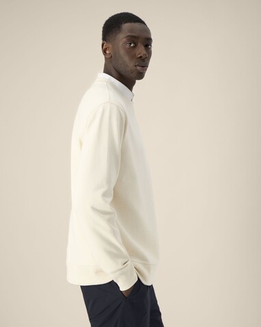 Thinker - Das Rundhals-Unisex-Sweatshirt aus recycelter Baumwolle - Natural Raw - M bedrucken, Art.-Nr. STSU269C0541M