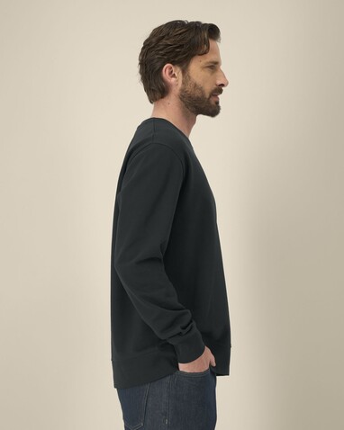 Thinker - Das Rundhals-Unisex-Sweatshirt aus recycelter Baumwolle - Black - M bedrucken, Art.-Nr. STSU269C0021M