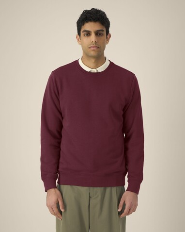 Roller - Das Rundhals-Unisex-Sweatshirt - Burgundy - 5XL bedrucken, Art.-Nr. STSU868C2445X