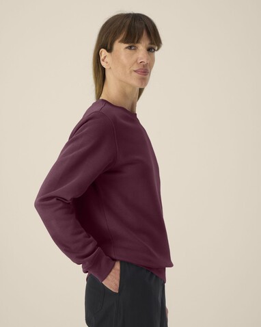 Roller - Das Rundhals-Unisex-Sweatshirt - Deep Plum - S bedrucken, Art.-Nr. STSU868C1511S