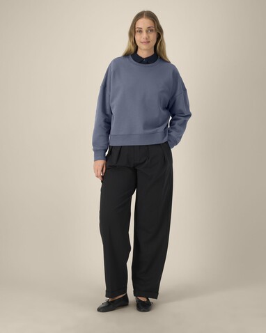 Stella Alma - Das Iconic Damen-Rundhals-Sweatshirt - Blue Grey - XS bedrucken, Art.-Nr. STSW212C156XS