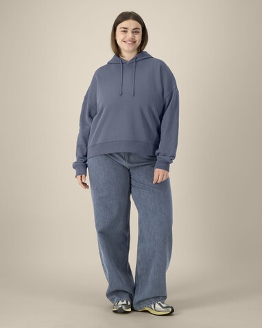 Stella Nora - Der Iconic Damen-Hoodie - Blue Grey - M bedrucken, Art.-Nr. STSW213C1561M
