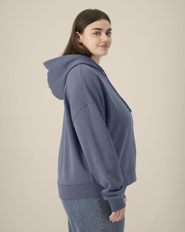 Stella Nora - Der Iconic Damen-Hoodie - Blue Grey - L bedrucken, Art.-Nr. STSW213C1561L