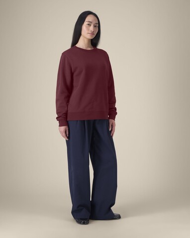 Stella Thinker - Das Damen-Rundhals-Sweatshirt aus recycelter Baumwolle - Burgundy - XS bedrucken, Art.-Nr. STSW254C244XS Stella Thinker - Das Damen-Rundhals-Sweatshirt aus recycelter Baumwolle - Burgundy - XS bedrucken, Art.-Nr. STSW254C244XS