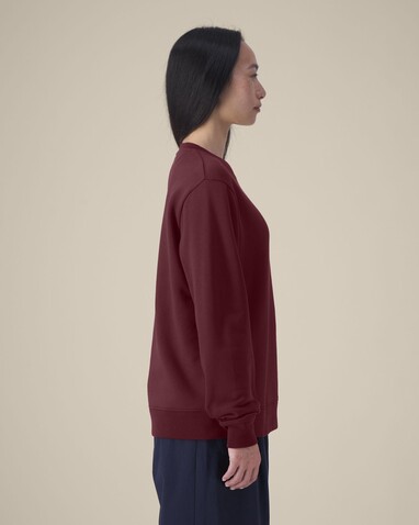 Stella Thinker - Das Damen-Rundhals-Sweatshirt aus recycelter Baumwolle - Burgundy - L bedrucken, Art.-Nr. STSW254C2441L