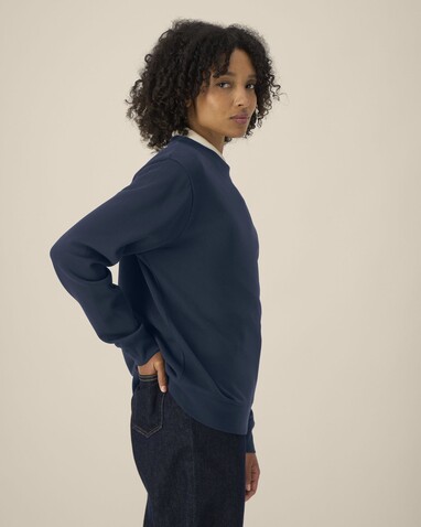Stella Thinker - Das Damen-Rundhals-Sweatshirt aus recycelter Baumwolle - French Navy - 3XL bedrucken, Art.-Nr. STSW254C7273X