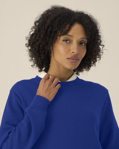 Stella Thinker - Das Damen-Rundhals-Sweatshirt aus recycelter Baumwolle - Worker Blue - L bedrucken, Art.-Nr. STSW254C0881L