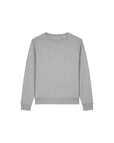 Stella Thinker - Das Damen-Rundhals-Sweatshirt aus recycelter Baumwolle - Heather Grey - M bedrucken, Art.-Nr. STSW254C2501M