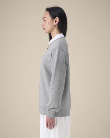 Stella Thinker - Das Damen-Rundhals-Sweatshirt aus recycelter Baumwolle - Heather Grey - XL bedrucken, Art.-Nr. STSW254C2501X