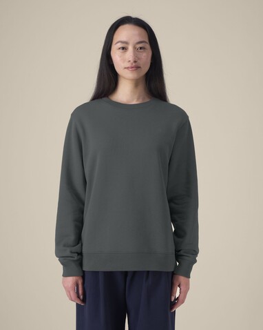 Stella Thinker - Das Damen-Rundhals-Sweatshirt aus recycelter Baumwolle - Anthracite - XS bedrucken, Art.-Nr. STSW254C253XS