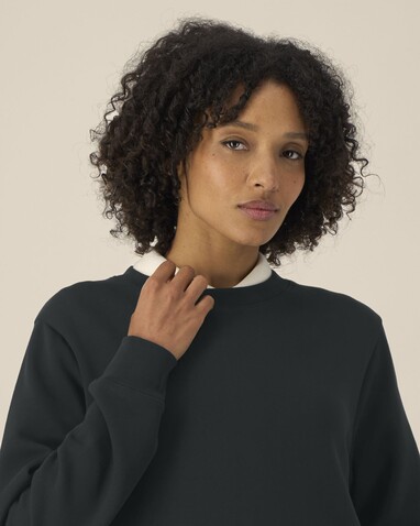 Stella Thinker - Das Damen-Rundhals-Sweatshirt aus recycelter Baumwolle - Black - M bedrucken, Art.-Nr. STSW254C0021M