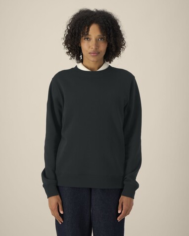 Stella Thinker - Das Damen-Rundhals-Sweatshirt aus recycelter Baumwolle - Black - M bedrucken, Art.-Nr. STSW254C0021M