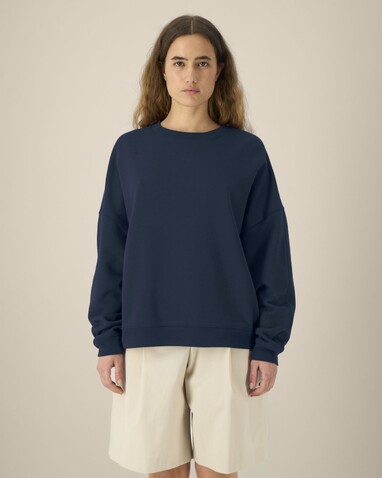 Stella Lianna - Das Damen-Rundhals-Sweatshirt aus Baumwolle-TENCEL™ Modal - French Navy - XXL bedrucken, Art.-Nr. STSW262C7272X Stella Lianna - Das Damen-Rundhals-Sweatshirt aus Baumwolle-TENCEL™ Modal - French Navy - XXL bedrucken, Art.-Nr. STSW262C7272X