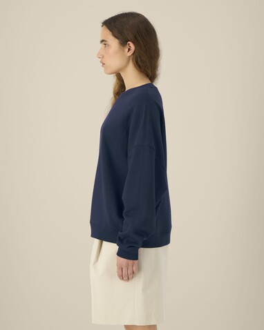 Stella Lianna - Das Damen-Rundhals-Sweatshirt aus Baumwolle-TENCEL™ Modal - French Navy - XXL bedrucken, Art.-Nr. STSW262C7272X Stella Lianna - Das Damen-Rundhals-Sweatshirt aus Baumwolle-TENCEL™ Modal - French Navy - XXL bedrucken, Art.-Nr. STSW262C7272X