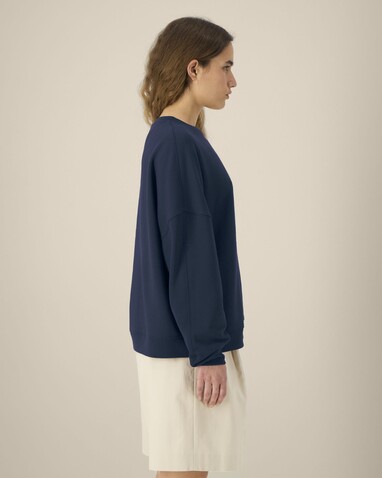 Stella Lianna - Das Damen-Rundhals-Sweatshirt aus Baumwolle-TENCEL™ Modal - French Navy - XXL bedrucken, Art.-Nr. STSW262C7272X Stella Lianna - Das Damen-Rundhals-Sweatshirt aus Baumwolle-TENCEL™ Modal - French Navy - XXL bedrucken, Art.-Nr. STSW262C7272X