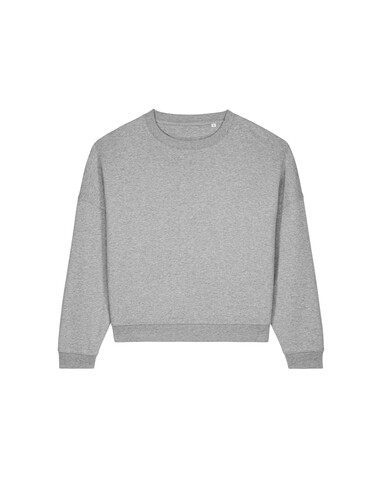 Stella Lianna - Das Damen-Rundhals-Sweatshirt aus Baumwolle-TENCEL™ Modal - Heather Grey - XL bedrucken, Art.-Nr. STSW262C2501X
