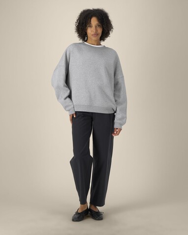 Stella Lianna - Das Damen-Rundhals-Sweatshirt aus Baumwolle-TENCEL™ Modal - Heather Grey - XL bedrucken, Art.-Nr. STSW262C2501X