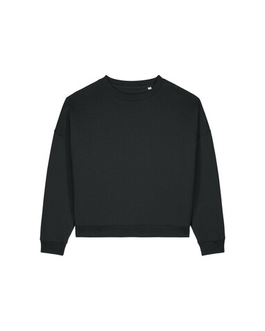 Stella Lianna - Das Damen-Rundhals-Sweatshirt aus Baumwolle-TENCEL™ Modal - Black - L bedrucken, Art.-Nr. STSW262C0021L Stella Lianna - Das Damen-Rundhals-Sweatshirt aus Baumwolle-TENCEL™ Modal - Black - L bedrucken, Art.-Nr. STSW262C0021L