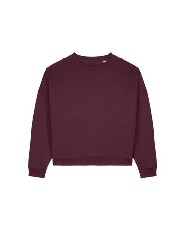 Stella Lianna - Das Damen-Rundhals-Sweatshirt aus Baumwolle-TENCEL™ Modal - Deep Plum - M bedrucken, Art.-Nr. STSW262C1511M Stella Lianna - Das Damen-Rundhals-Sweatshirt aus Baumwolle-TENCEL™ Modal - Deep Plum - M bedrucken, Art.-Nr. STSW262C1511M
