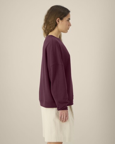 Stella Lianna - Das Damen-Rundhals-Sweatshirt aus Baumwolle-TENCEL™ Modal - Deep Plum - S bedrucken, Art.-Nr. STSW262C1511S Stella Lianna - Das Damen-Rundhals-Sweatshirt aus Baumwolle-TENCEL™ Modal - Deep Plum - S bedrucken, Art.-Nr. STSW262C1511S