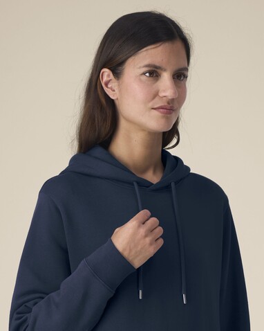 Stella Gamechanger - Der Damen-Hoodie aus recycelter Baumwolle - French Navy - L bedrucken, Art.-Nr. STSW268C7271L