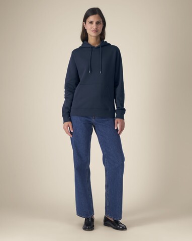 Stella Gamechanger - Der Damen-Hoodie aus recycelter Baumwolle - French Navy - XL bedrucken, Art.-Nr. STSW268C7271X