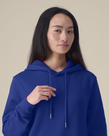 Stella Gamechanger - Der Damen-Hoodie aus recycelter Baumwolle - Worker Blue - XL bedrucken, Art.-Nr. STSW268C0881X