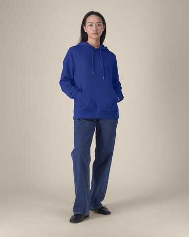 Stella Gamechanger - Der Damen-Hoodie aus recycelter Baumwolle - Worker Blue - 3XL bedrucken, Art.-Nr. STSW268C0883X
