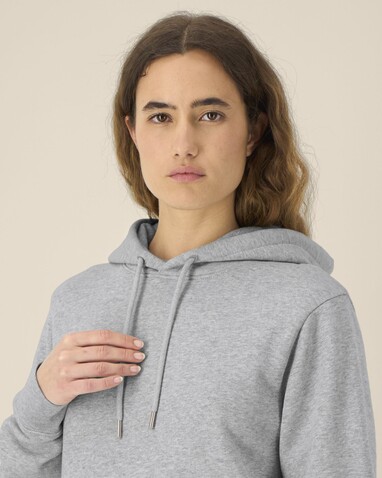 Stella Gamechanger - Der Damen-Hoodie aus recycelter Baumwolle - Heather Grey - 3XL bedrucken, Art.-Nr. STSW268C2503X Stella Gamechanger - Der Damen-Hoodie aus recycelter Baumwolle - Heather Grey - 3XL bedrucken, Art.-Nr. STSW268C2503X