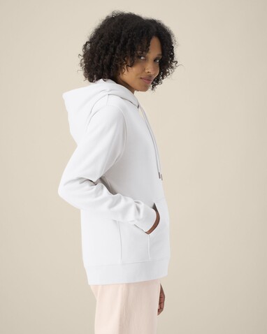 Stella Gamechanger - Der Damen-Hoodie aus recycelter Baumwolle - White - L bedrucken, Art.-Nr. STSW268C0011L