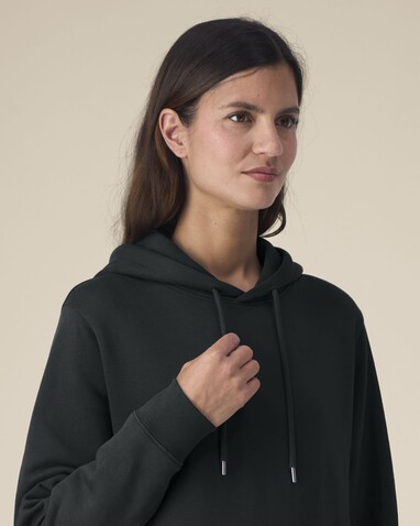 Stella Gamechanger - Der Damen-Hoodie aus recycelter Baumwolle - Black - M bedrucken, Art.-Nr. STSW268C0021M