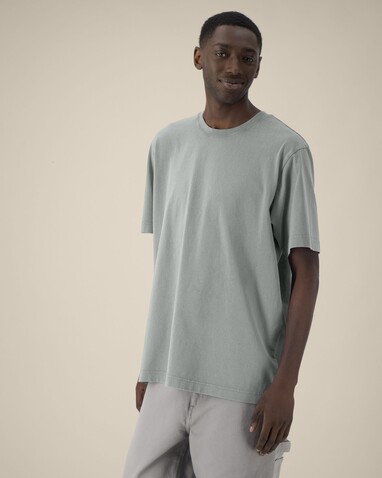 Freestyler Vintage - Das schwere Garment-Dyed Unisex-T-Shirt - G. Dyed Misty Grey - M bedrucken, Art.-Nr. STTU073C1571M