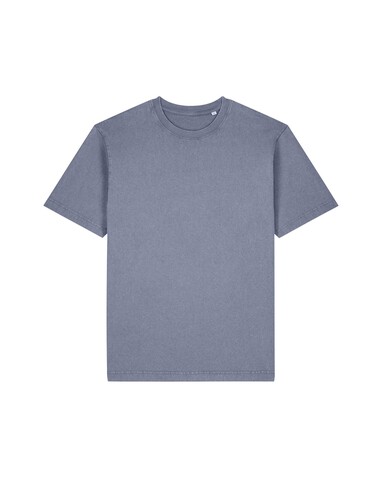 Freestyler Vintage - Das schwere Garment-Dyed Unisex-T-Shirt - G. Dyed Blue Grey - M bedrucken, Art.-Nr. STTU073C1581M